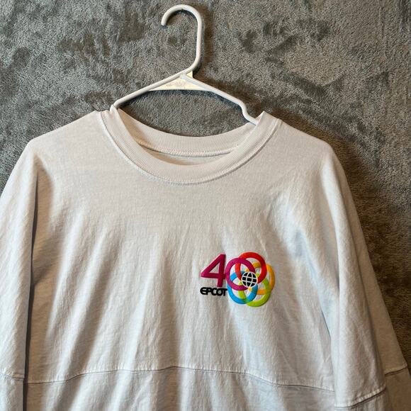 Disney Epcot 40th Anniversary Spirit Jersey XL White Colorful - Picture 6 of 6
